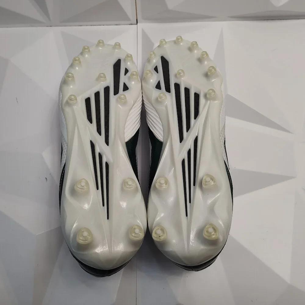 Adidas Mens Football Cleats 16 White Green Shoe Lacrosse Freak Carbon Mid - Picture 8 of 14